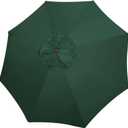 Blissun 9ft Patio Umbrella Replacement Canopy, Market Umbrella Top, Outdoor Table Umbrella Canopy for 8 Ribs, Canopy Only