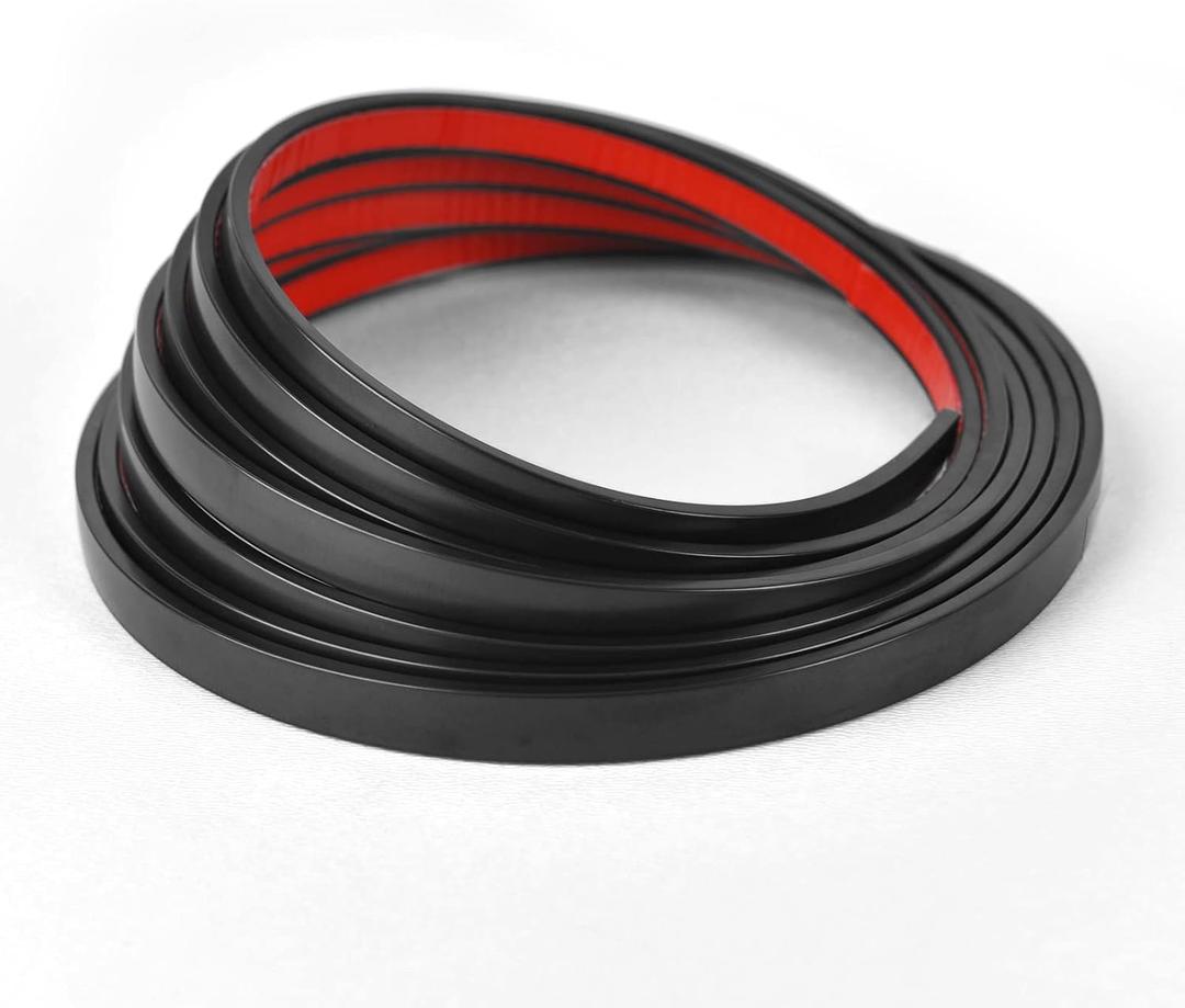 Wowstar 30 Ft Peel & Stick Trim, Flexible & Self-Adhesive Molding for Walls, Edges, Borders, Window Frames, Backsplash Tiles - Black