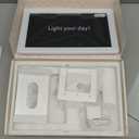 15.6 Digital Calendar Frame Wall Touchscreen Electronic Calendar, Smart Family Planner for Schedule, Chore Chart & Meals Task Organizer, Digital Photo Display, Wall & Desk Mountable, White