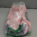 FUAMEY Dog Coat for Large Dogs,Waterproof Dog Winter Jacket with Harness Built in Puppy Cold Weather Coats Reflective Pet Vest with Zipper Warm Fleece Dogs Snowsuit Windproof Pink Plaid L (chest:24in)