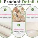 Easter Bunny Throw Pillow Covers 20x20 Inch, Egg Rabbit Floral Spring Cushion Case, Farmhouse Easter Indoor Outdoor Decor for Sofa Couch (Pink)