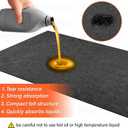 17 x 7.6FT Extra Large Garage Floor Mat, Premium Oil Leaks Absorbent Oil Spill Mat,Waterproof Backing Garage Mat,Reusable, Washable, Protects Floor from Spills, Drips, Splashes and Stains