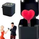 2 x The Box Red Love HeartSurprise Gift Valentines Day Surprise BoxFunny GiftsGag Gifts Funny AdultWhite Elephant Gifts for AdultsValentine's Day Gifts for Men and Women