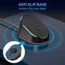 Compact Magnetic Computer Mouse Charging Dock R3 for Razer Basilisk V3 Pro, Cobra Pr, Naga V2 Pro, Auto Shut-Off, Switch LED Charge Status, Anti-Slip Base, 6.6ft Cable