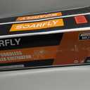 SOARFLY Upgraded Cordless Tiller for Gardening with Dual 4.0Ah Batteries, 48 Steel Tines Battery Rototiller, 9" Width 6.6" Depth Garden Tiller Cultivator for Soil, Tending & Composting (Orange)