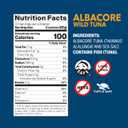 Wild Planet Albacore Wild Tuna, Sea Salt, Canned Tuna, Sustainably Wild-Caught, Pole & Line, 5 Ounce (Pack of 4)  BBD: 06/24/2028  