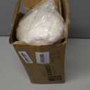 Faux Fur Throw Blanket for Couch, Cozy Warm Plush Striped Blanket for Sofa Bedroom Living Room, 50x60 Inches Cream White