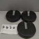 US Weight 30 Pound Canopy Weight Set of 4 with No-Pinch Design - Easy Installation and Removal to Secure Tents, Canopies, and Umbrellas at Outdoor Events