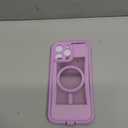 BERFY for iPhone 16 Pro Max Case, Compatible with MagSafe, Built-in 9H Tempered Glass Screen Protector and Camera Protection, Full Body Shockproof Matte Phone case for 16 Pro Max 6.9", Light Purple