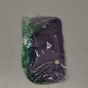 GUAGUA for iPhone 17 Pro Case with Wrist Strap, Wavy Edge Phone Case Cute Curly Shape with Adjustable Wristband Kickstand Shockproof Anti Slip Phone Case for iPhone 17 Pro 6.3'', Deep Purple