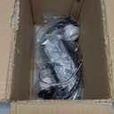 2-Pack Wall Sconces for Bedroom and Bathroom, Matte Black Farmhouse Wall Light Fixtures with Glass Shade, Modern Vanity Wall Lamps for Living Room, Hallway, Kitchen