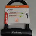 Kwikset High Security Bicycle U-Lock, Hardened Steel, Anti-Theft Bike Lock, 1 Pack, Black