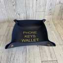 2 x Valet Tray Phone Keys Wallet Coins Organize Essentials Travel Folding Dad Gift