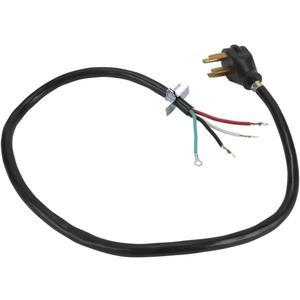 Whirlpool PT400 Genuine OEM Power Cord For Ranges 4 Feet Black replaced W10834026 74003423 9755404 9781287 9755191 4392902