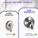 Shower Faucet Handle Compatible with Kohler Coralais 1046987, with 5 Pcs Insert Compatible with Kohler 1060514,Chrome