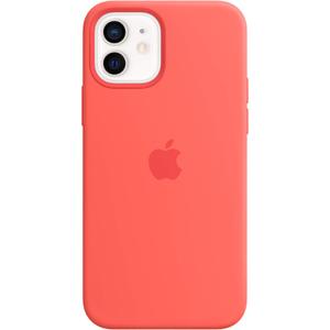 Apple iPhone 12 and iPhone 12 Pro Silicone Case with Magsafe - Pink Citrus