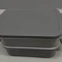 Adults Bento Box with Insulated Lunch Bag, 74oz Capacity 3 Stackable Leak-Proof Bento Box Built-In Utensil and Sauce, PFAS & BPA-Free, Microwave & Dishwasher Safe (Dusk Gray)