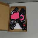 PHOEPET No Pull Dog Harnesses for Small Dogs Reflective Adjustable Front Clip Vest with Handle 2 Metal Rings 3 Buckles [Easy to Put on & Take Off](S, Pink)