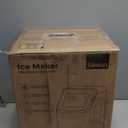 Silonn Nugget Ice Makers Countertop - 44lbs per Day Ice Machine with Self-Cleaning, Timer Pebble Ice Maker with Soft Chewable Ice, One-Click Operation Ice Machine, Stainless Steel