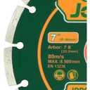 7-Inch Diamond Saw Blade, Segmented Rim Diamond Disc, 7/8 Inch Arbor, Wet or Dry Cutting of Concrete/Masonry/Block/Paver/Brick