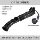 AUCERAMIC 17228-PAA-A00 Air Intake Hose with Clamps Fit for 1998-2002 Honda Accord 2.3L L4 Replace # 17228PAAA00 696-034