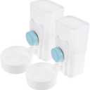 2pcs Automatic Pet Water Dispenser and Food Feeder for Cats Dogs and Kittens Hanging Design for Easy Installation and Cleaning