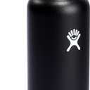 Hydro Flask Water Bottle - Insulated Stainless Steel - Non Spill, Leakproof in 21 Oz Black