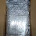 COAZEX 4 Pack Clear Laundry Pods Container, Plastic Square Laundry Room Organization and Storage Jars with Black Lids, Scoops & Labels for Detergent, Powder, Dryer Balls