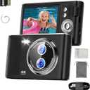 32GB Digital Camera Child: 48MP Camera with 4K Screen 2.8 Inch Anti-shake Photography Vlogging Camera for Youtube 16X Digital Zoom Compact Autofocus