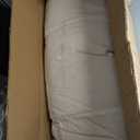 3 Inch White Goose Feather Mattress Topper,Twin Feather Bed Topper,Mattress Cover with Straps,Ultra Soft Pillowtop,100% Organic Cotton Fabric(39x75)