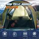 Truck Bed Tent, Waterproof PU3000mm Pickup Truck Tent for Camping Bed, 2-3 Person Sleeping Truck Tent, Portable for Car Camping
