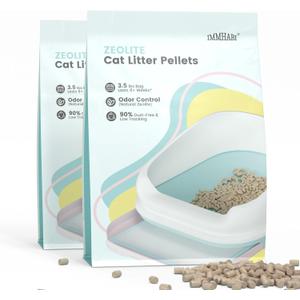 Cat Litter Pellets 7 lbs(3.5lbs×2), Generic Litter Refills Exclusively for DualLayer Litter Box Systems, Dehydrating Pellets, Zeolite, LongLasting Odor Control Nonclimping