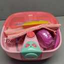 Kids Foot Spa & Nail Kit - Kids Spa Day Kit for Girls with Mask Foot Bath and Nail Dryer - Manicures Pedicure Toy Kit Nails Art Salon Girl Stuff - Christmas Birthday Gifts for 6 7 8 9 10-12 Year Old (Large Size)