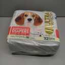 Paw Inspired 32ct Disposable Dog Diapers | Female Dog Diapers Ultra Protection | Diapers for Dogs in Heat, Excitable Urination, or Incontinence (Medium)