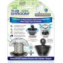 Pack Of 6 TubShroom Ultra Revolutionary Stainless Steel Bath Tub Drain Protector Hair Catcher