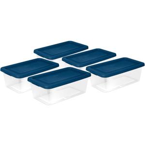Sterilite 6QT Storage Box 8 Pack