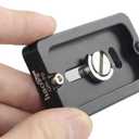 Haoge 70mm QR Quick Release Plate with D-Ring Screw Fits Arca-Swiss Standard for Tripod Ball Head Clamp Camera Lens