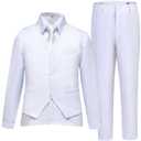 Boys Suit Kids Suits Tuxedo for Boys Toddler Vest Pants Set Ring Bearer Outfit Dress Clothes, 7Y