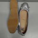SM New York Silver Women's Flats Shoes, Size 8