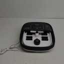 HOSPAN Collapsible Foot Spa with Heat, Bubble, Red Light, and Temperature Control, Foot Bath Massager with 8 Shiatsu Massage Rollers, Pedicure Foot Spa for Relaxation and Stress Relief, Black