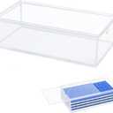 Empty Acrylic Mahjong Case for 1.2"0.9"0.5" American Mahjong Tiles, Display Box for 160 Tiles Only (Only Case, No Tiles)