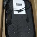 Vibration Plate Exercise Machine, Compact Vibration Platform for Full Body, Vibrating Plate for Lymphatic Drainage with Resistance Bands(Lacquer Black)