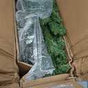 National Tree Company 6.5 ft Pre-Lit Kingswood Fir Slim Artificial Christmas Tree, 250 Multicolor Lights, 719 Tips, Includes Stand, Green