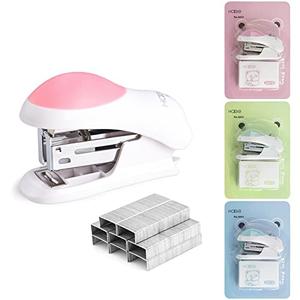 NEBURORA Mini Effortless Desktop Staplers with 400 Standard 26/6 Staples, 2-24 Sheet Capacity, Includes Built-in Staple Remover, Cute Stapler Gift for Student and Office Use, 2 Packs NEBURORA Mini Effortless Desktop Staplers with 400 Standard 26/6 Staples, 2-24 Sheet Capacity, Includes Built-in Staple Remover, Cute Stapler Gift for Student and Office Use, 2 Packs