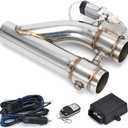 Universal 2.5 Inch Stainless Steel Exhaust Pipe Kit
