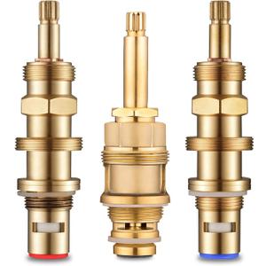 Replacement for 910-030 Compatible with Price Pfister 2/3 Handle Shower Faucet, Diverter Stem Replacement for 910-022, Hot/Cold Mark Design, 3 Pack