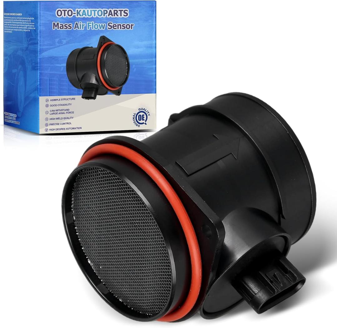 OTO-K Mass Air Flow Sensor MAF Compatible with Chevy Silverado Tahoe Avalanche Suburban 07-17,GMC Sierra Yukon 07-08,Cadillac Escalade 09,4.3L 4.8L V6 5.3L 6.0L V8,Replace#2451149 281103C100