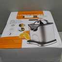 Healnitor 150W Electric Citrus Juicer Squeezer with 2 Cones, Stainless Steel Quiet Orange Juice Extractor Machines for Lime Grapefruit Lemon, Detachable Design