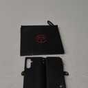 Compatible with Samsung Galaxy S24 5G Wallet Case Crossbody Shoulder Strap Stand Leather Card Holder Multi-Function 2in 1 Detachable Magnetic Cell Phone Cover for S 24 24S GS24 G5 Black