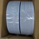 bUCLA 100PCS White Plastic Plates-10.25inch Disposable Dinner Plates-Premium Party&Wedding Plates
